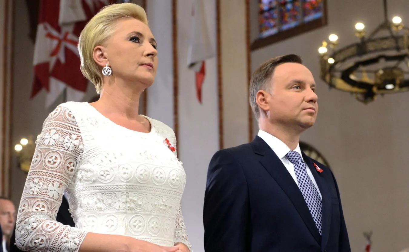 Agata Kornhauser-Duda i prezydent Andrzej Duda