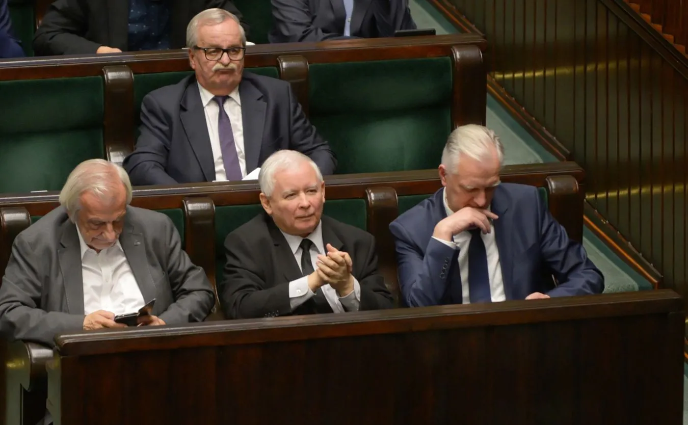 Ryszard Terlecki, Jarosław Kaczyński i Jarosław Gowin