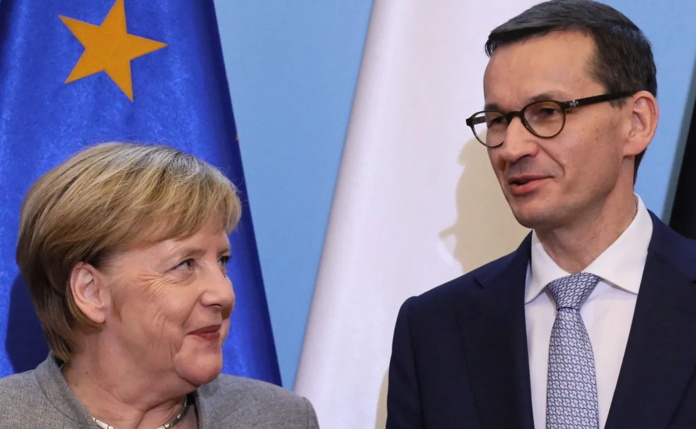 Angela Merkel i Mateusz Morawiecki w Warszawie