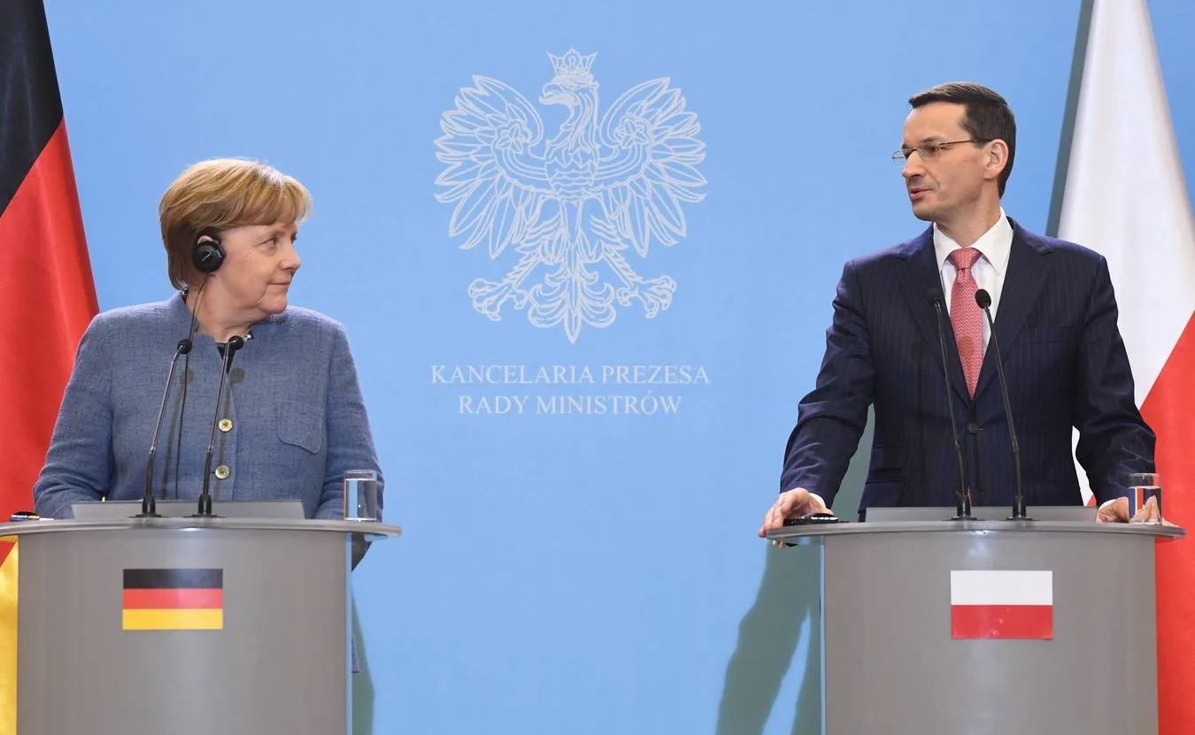 Angela Merkel i Mateusz Morawiecki 