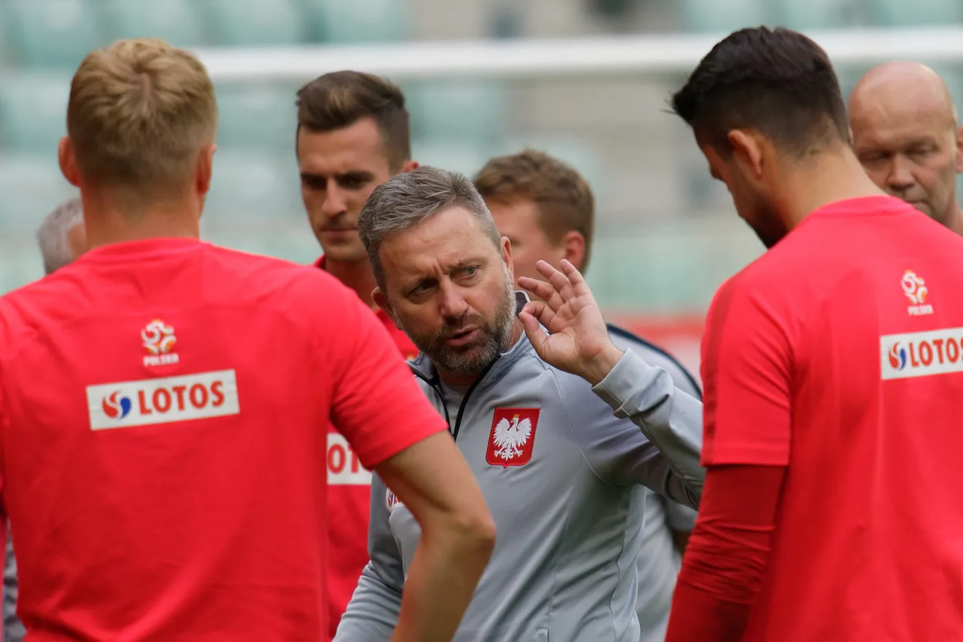 Trener reprezentacji Polski Jerzy Brzęczek