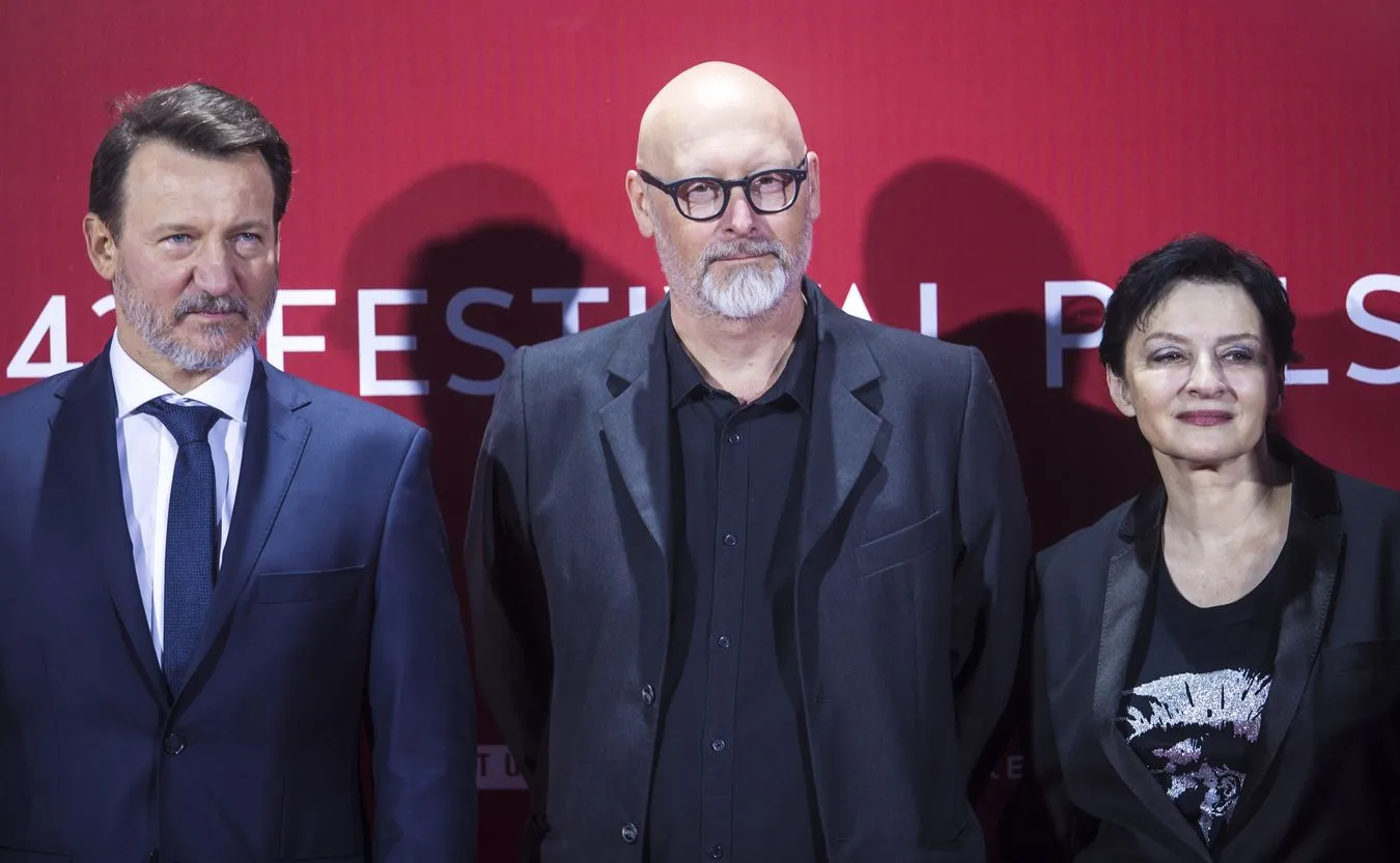Wojciech Smarzowski i ekipa filmu Kler na Festiwalu.