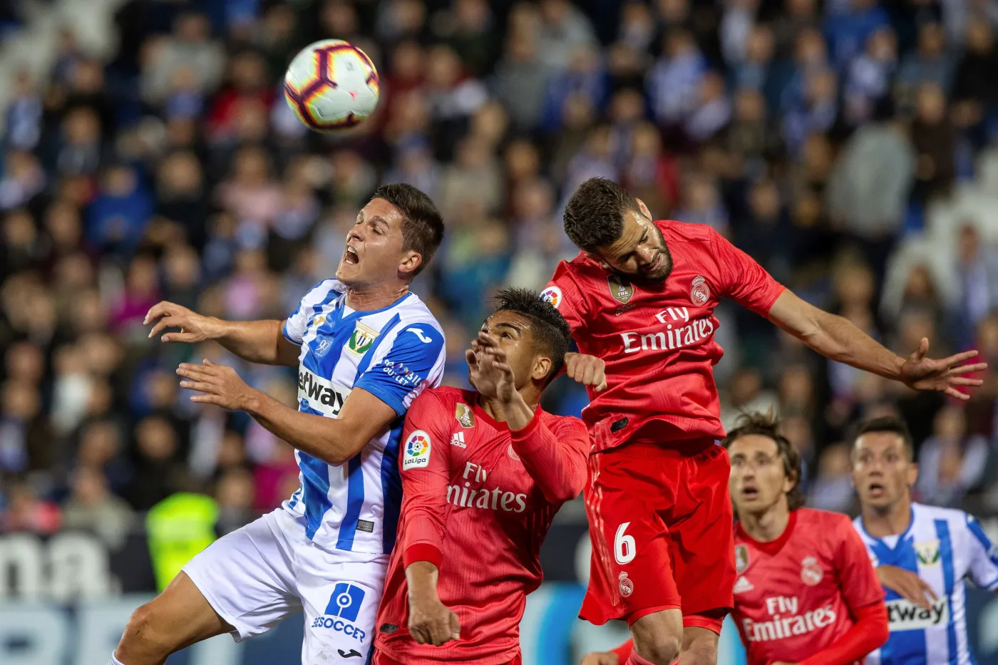 Casemiro, Nacho Fernandez i Marcelo Carrillo