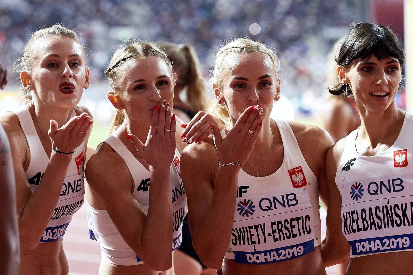 Patrycja Wyciszkiewicz, Małgorzata Hołub-Kowalik, Justyna Święty-Ersetic i Anna Kiełbasińska