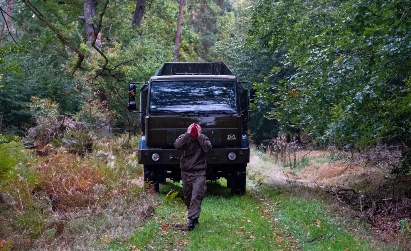 Teren, na którym doszło do eksplozji niewybuchu