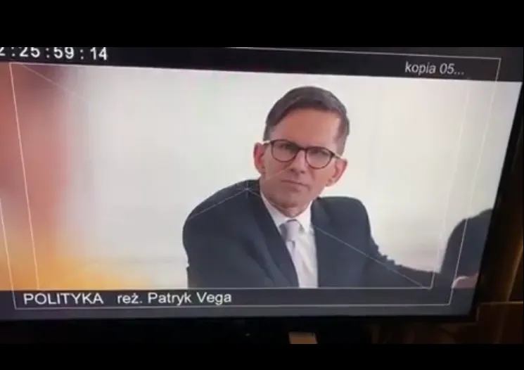 Marcin Bosak jako premier Mateusz Morawiecki