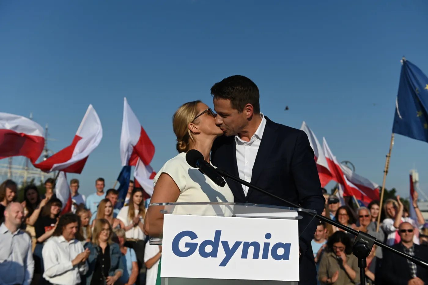 Rafał Trzaskowski z żoną Małgorzatą
