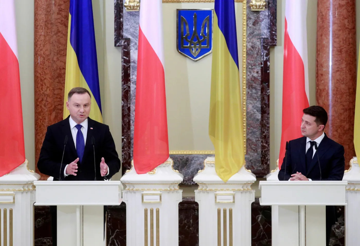 Zełenski: Wzywam polski biznes do aktywniejszego inwestowania na Ukrainie. Co na to Duda?