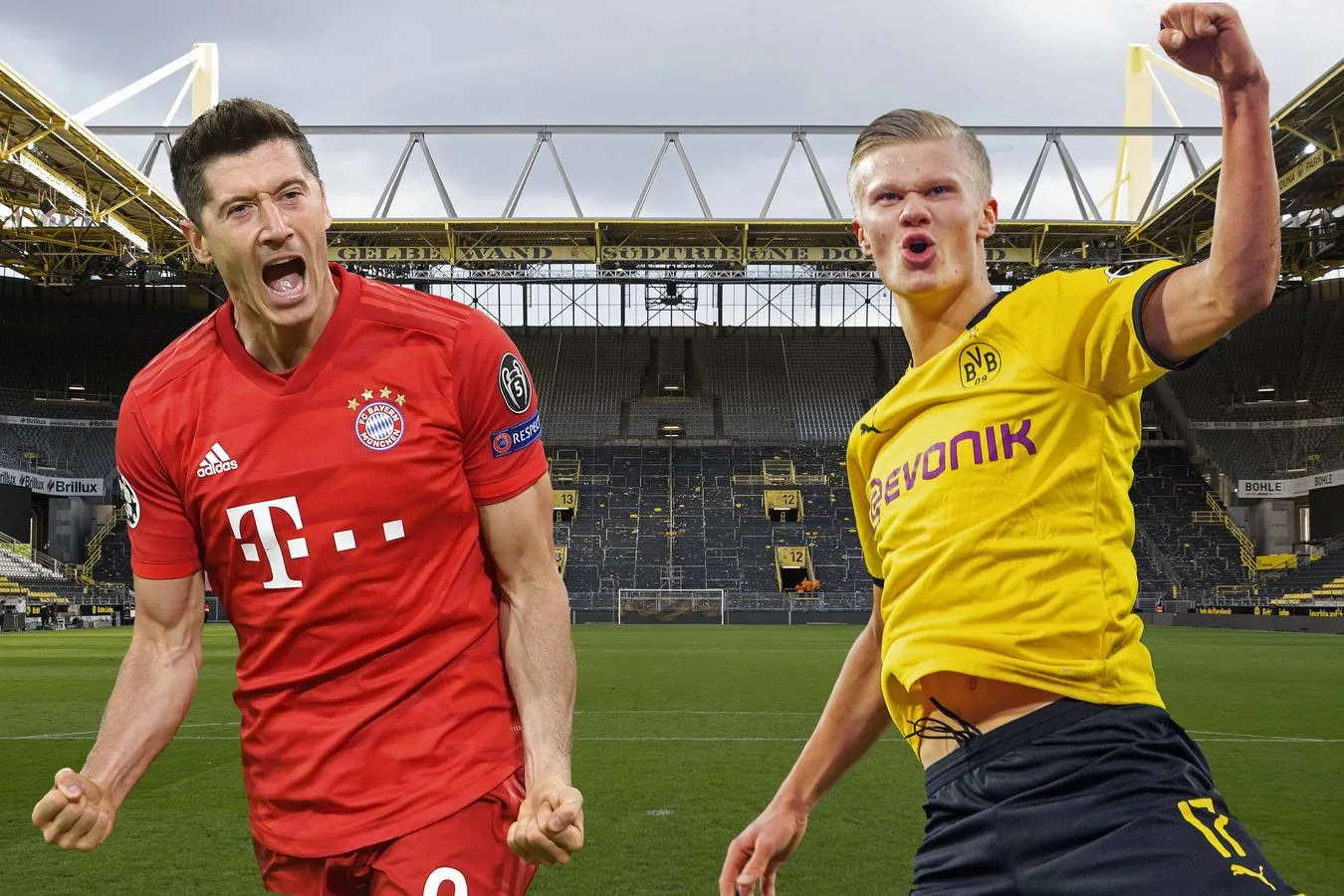 Czy Lewandowski i Haaland rywalizują "na zegarki"? Zobacz czasomierze snajperów