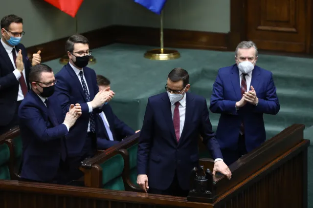 Morawiecki po głosowaniu w Sejmie: Wygrała Polska