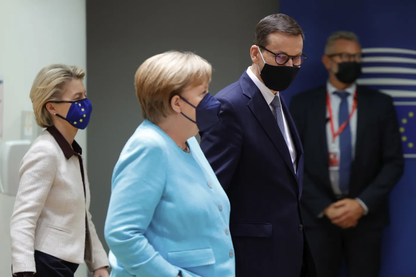 Mateusz Morawiecki i Angela Merkel