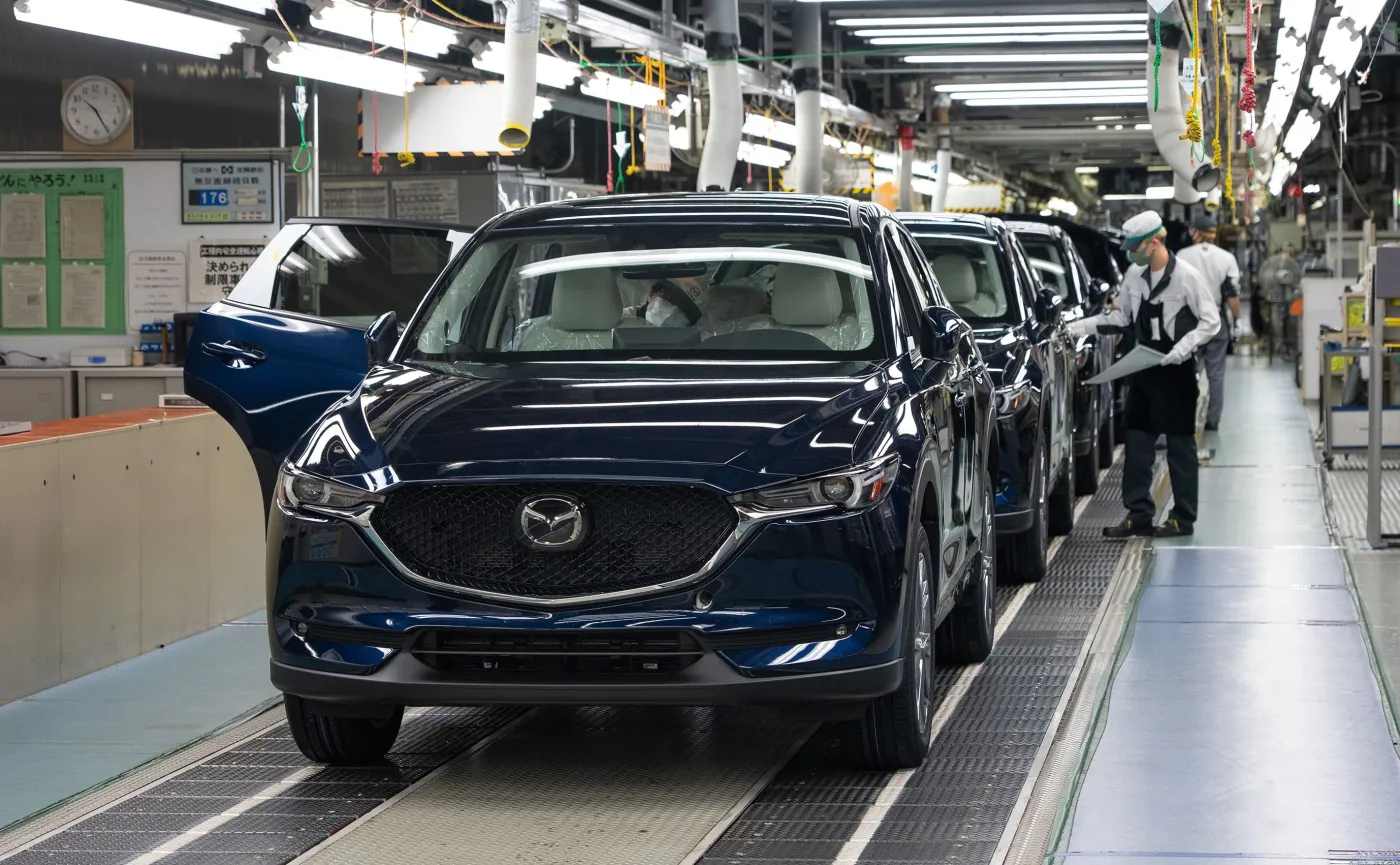Mazda przebudowała fabrykę w Hofu