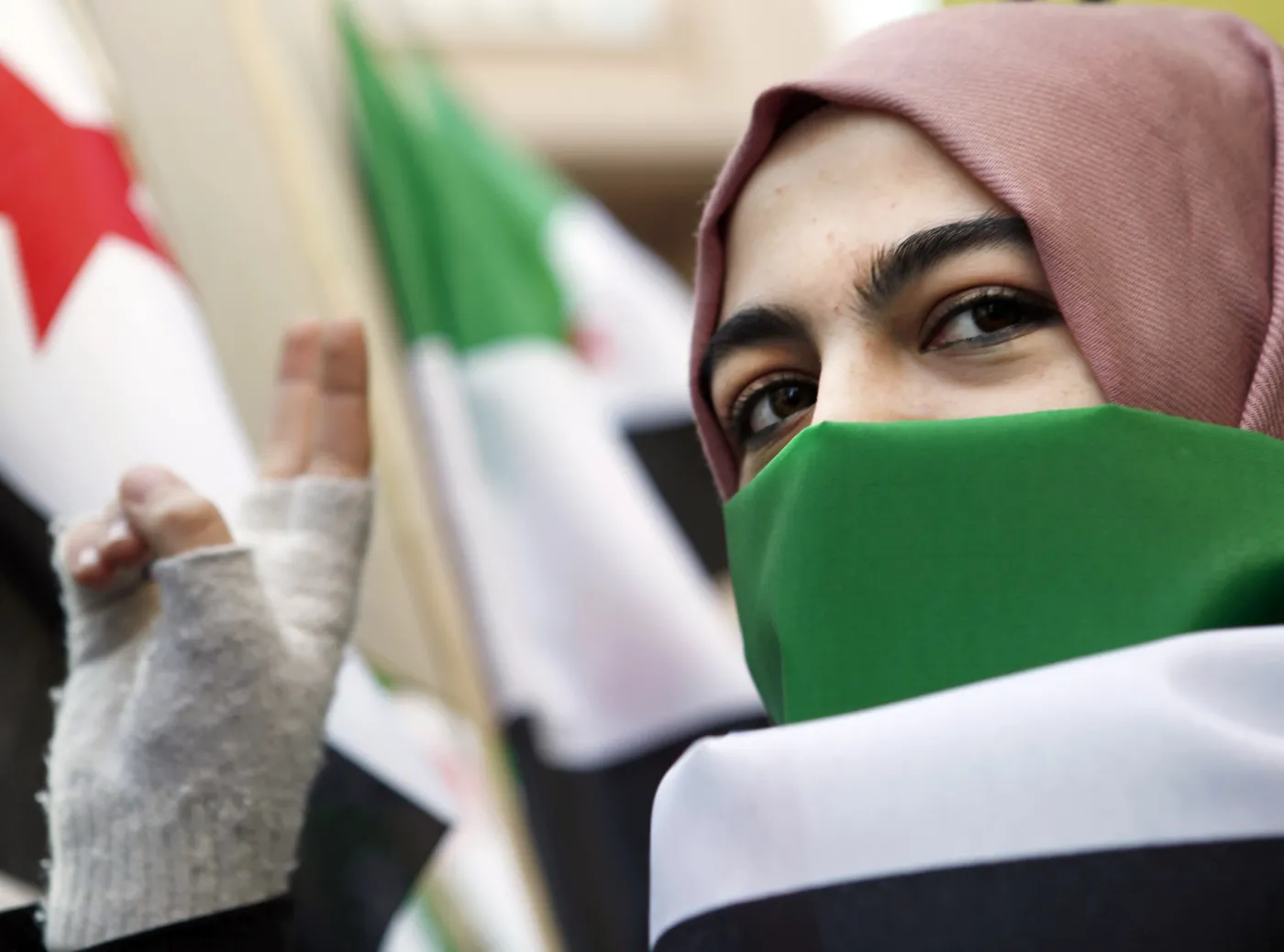 Syryjscy powstańcy na Wzgórzach Golan