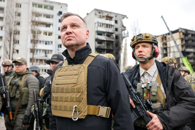 Prezydent Duda w Kijowie o "dwóch obliczach wojny": Złamanie wszelkich reguł