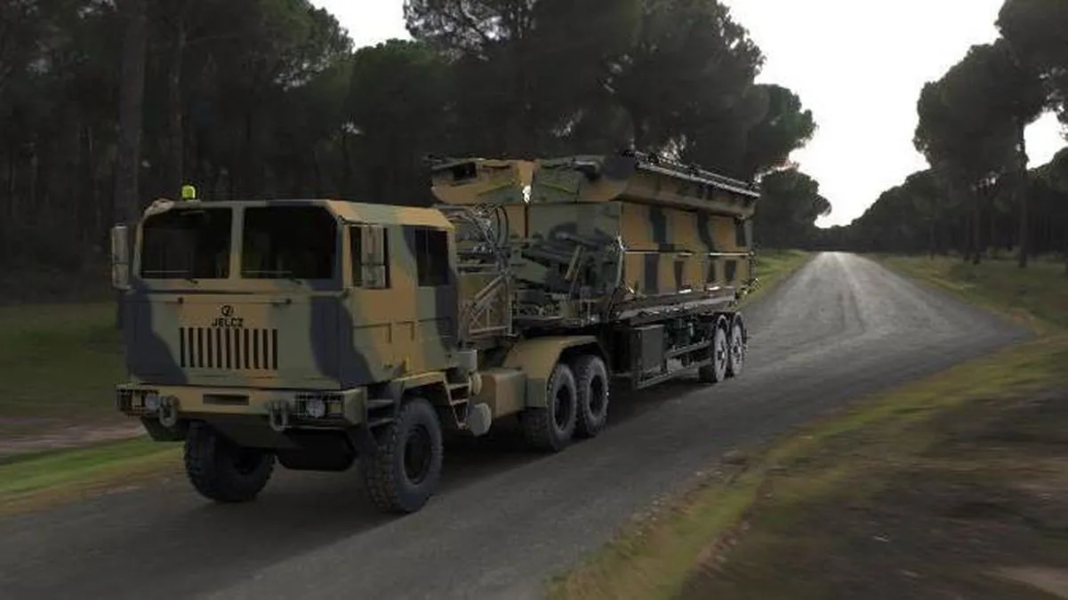 Jelcz C662 D.43 i most pontonowy PFM
