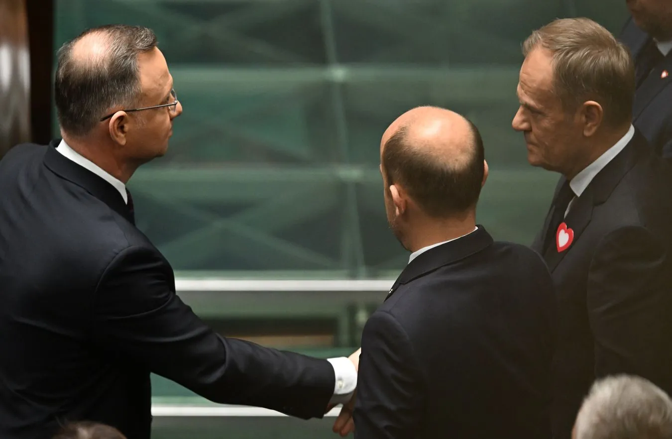 Anrzej Duda, Donald Tusk, Borys Budka