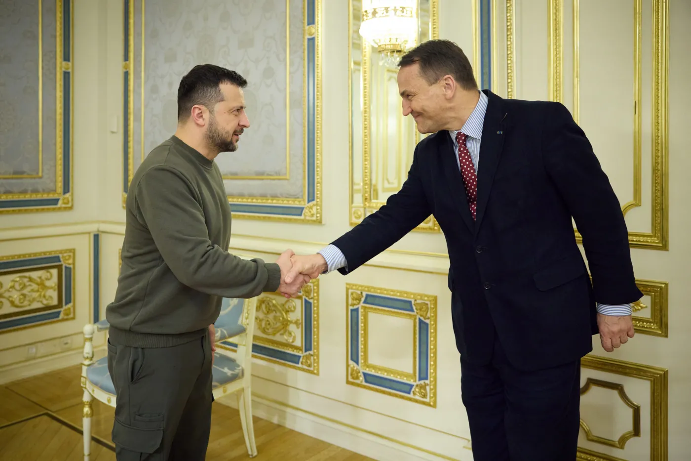 Zełenski przyjął Sikorskiego. Padły słowa o Tusku...