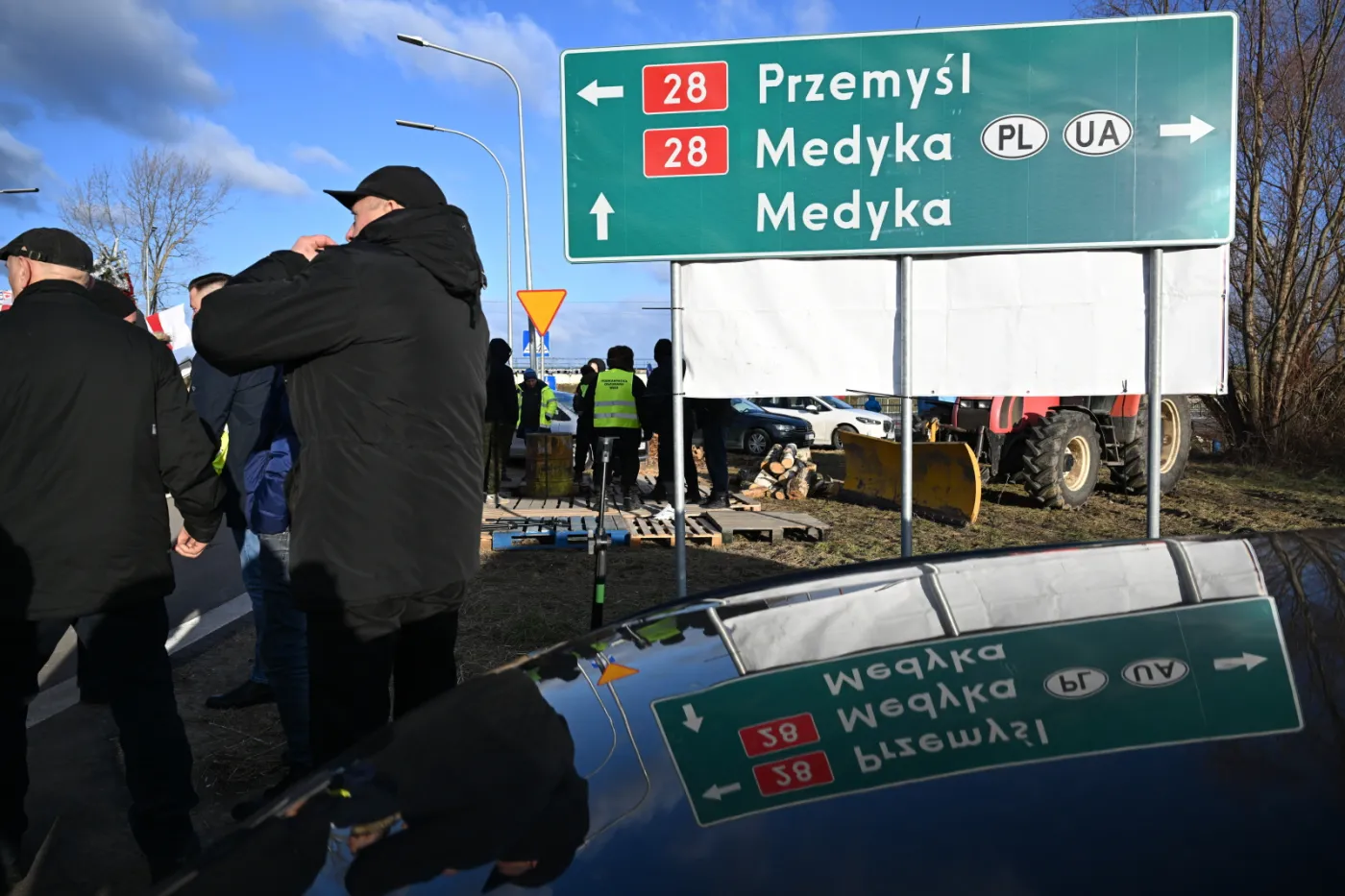 Rolnicy zawiesili protest na granicy w Medyce