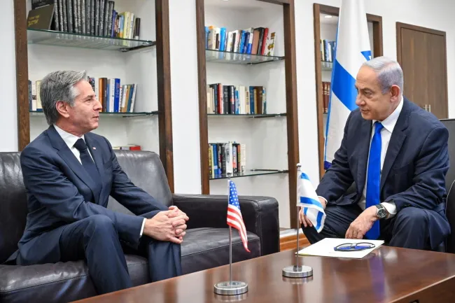 USA naciskają na Izrael ws. ograniczenia ofiar w Gazie. Kulisy rozmowy Blinkena z Netanjahu