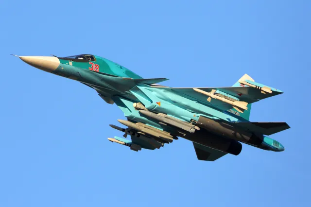 Su-34 runął na ziemię. Ukraińskie Siły Powietrzne: To dziś drugi...