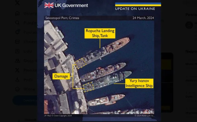 Brytyjski wywiad: Ukraina skutecznie atakuje Flotę Czarnomorską
