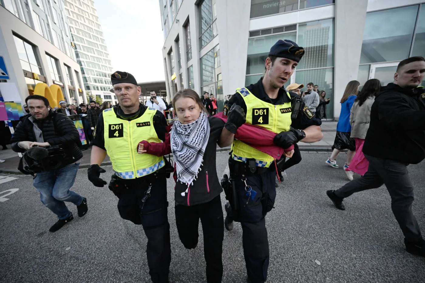 Greta Thunberg aresztowana w Malmo