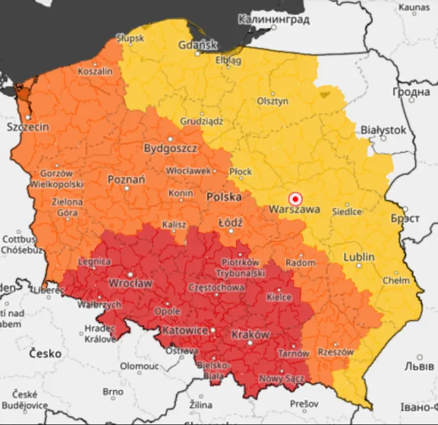 Huragan i trąby powietrzne. IMGW ostrzega przed zagrożeniem najwyższego stopnia