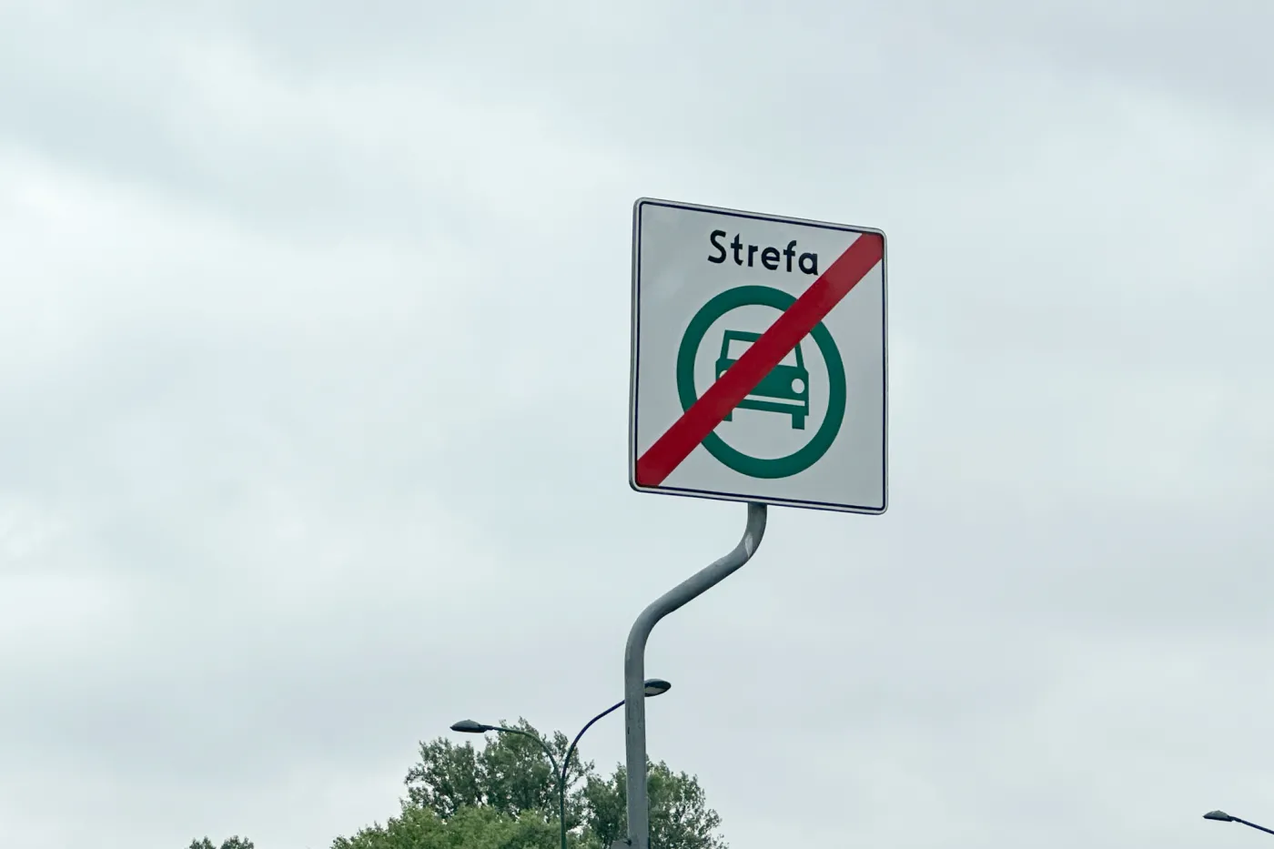 Strefa czystego transportu, znak D-55
