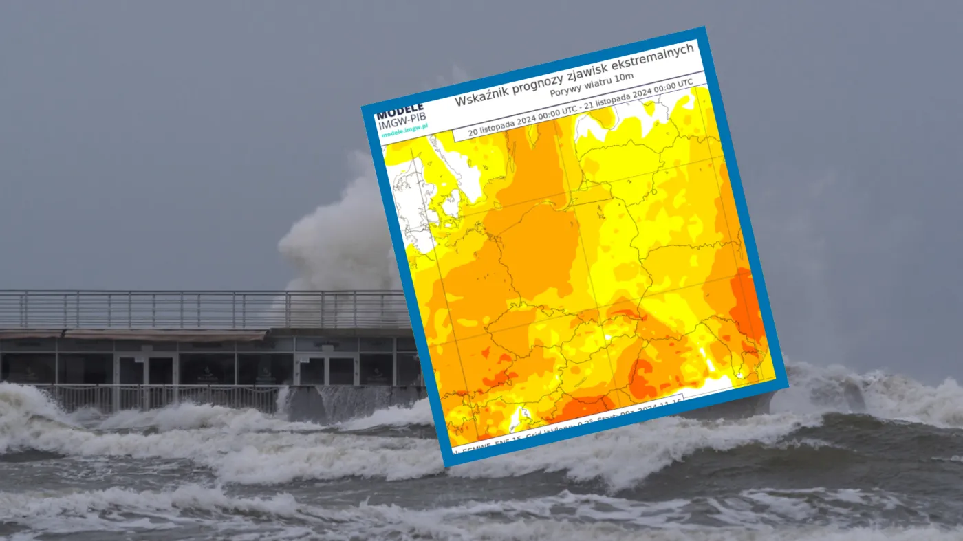 Orkan uderzy w Polskę. Przyniesie burze, śnieżyce i deszcz