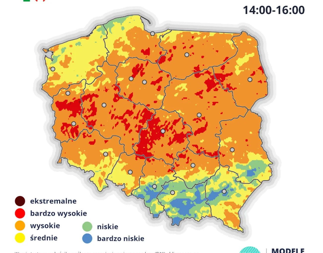 Ekstremalne lub wysokie zagrożenie w całej Polsce. Alerty IMGW
