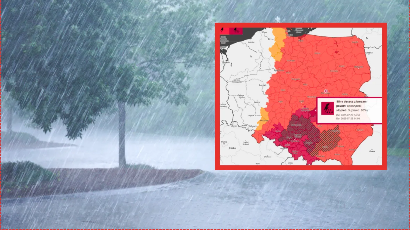 Ulewy, podtopienia i przekroczenie stanów alarmowych. "Naprawdę trudna sytuacja" w Polsce