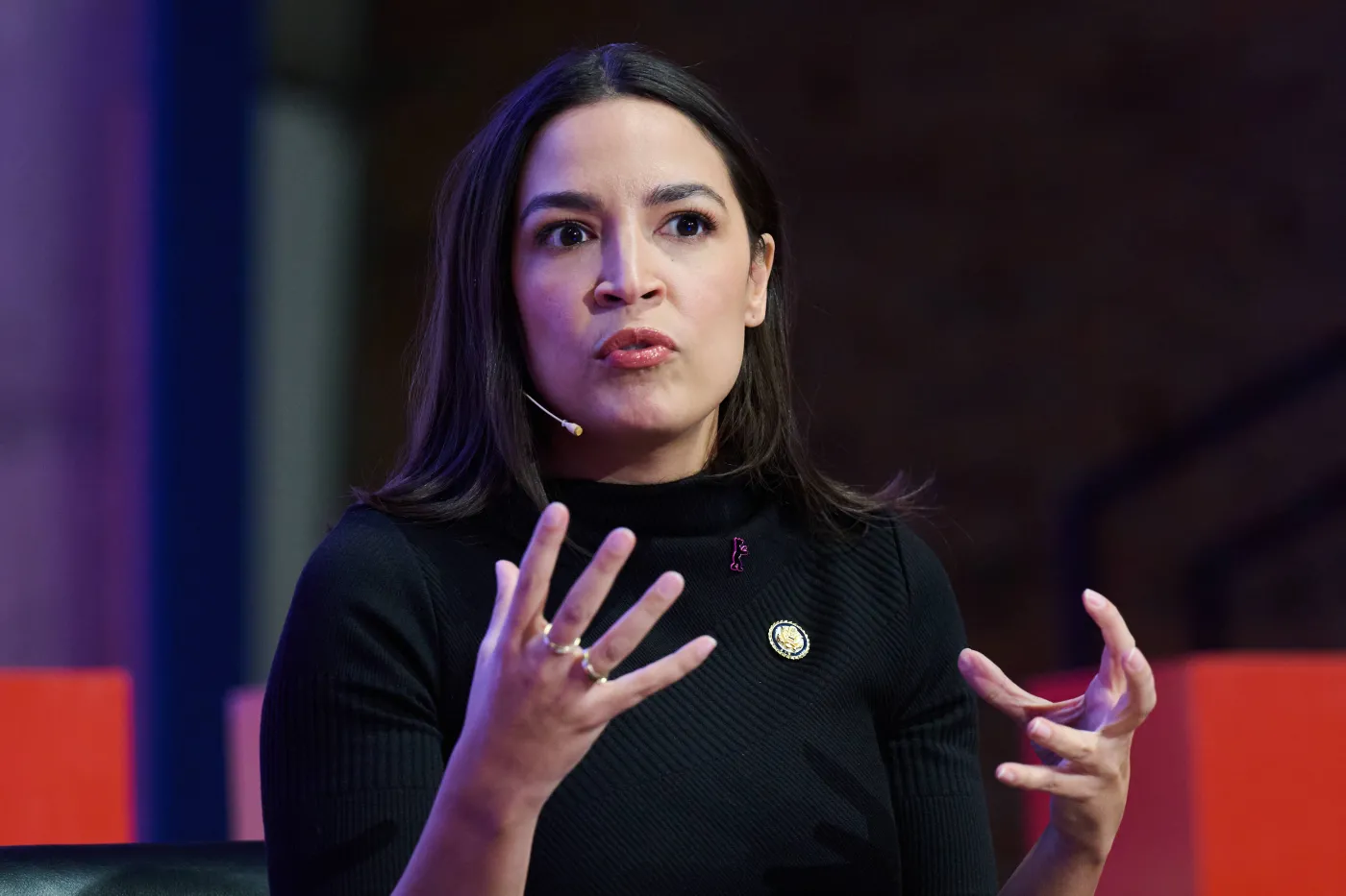 Alexandria Ocasio-Cortez w Berlinie