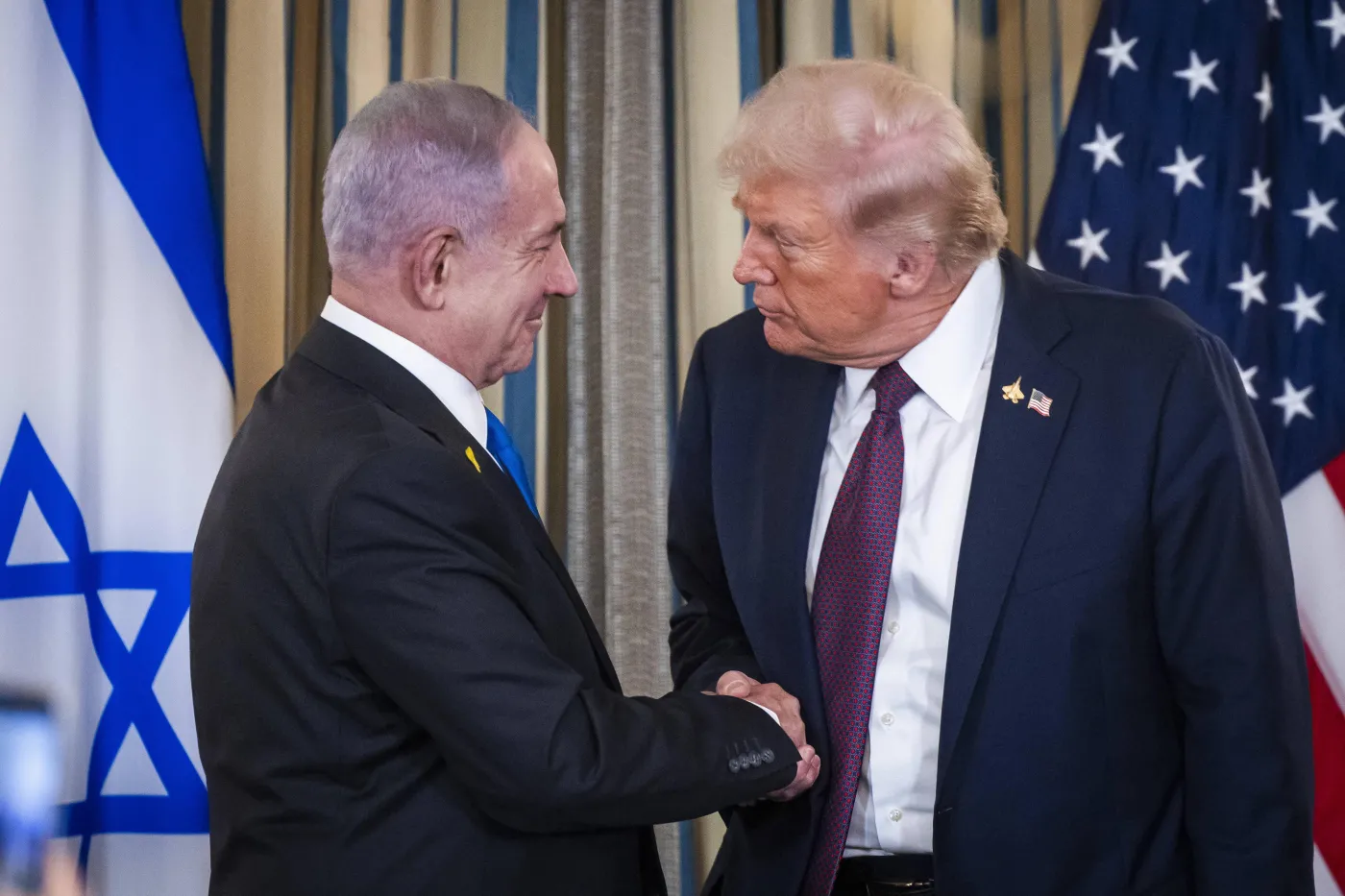 Benjamin Netanjahu i Donald Trump