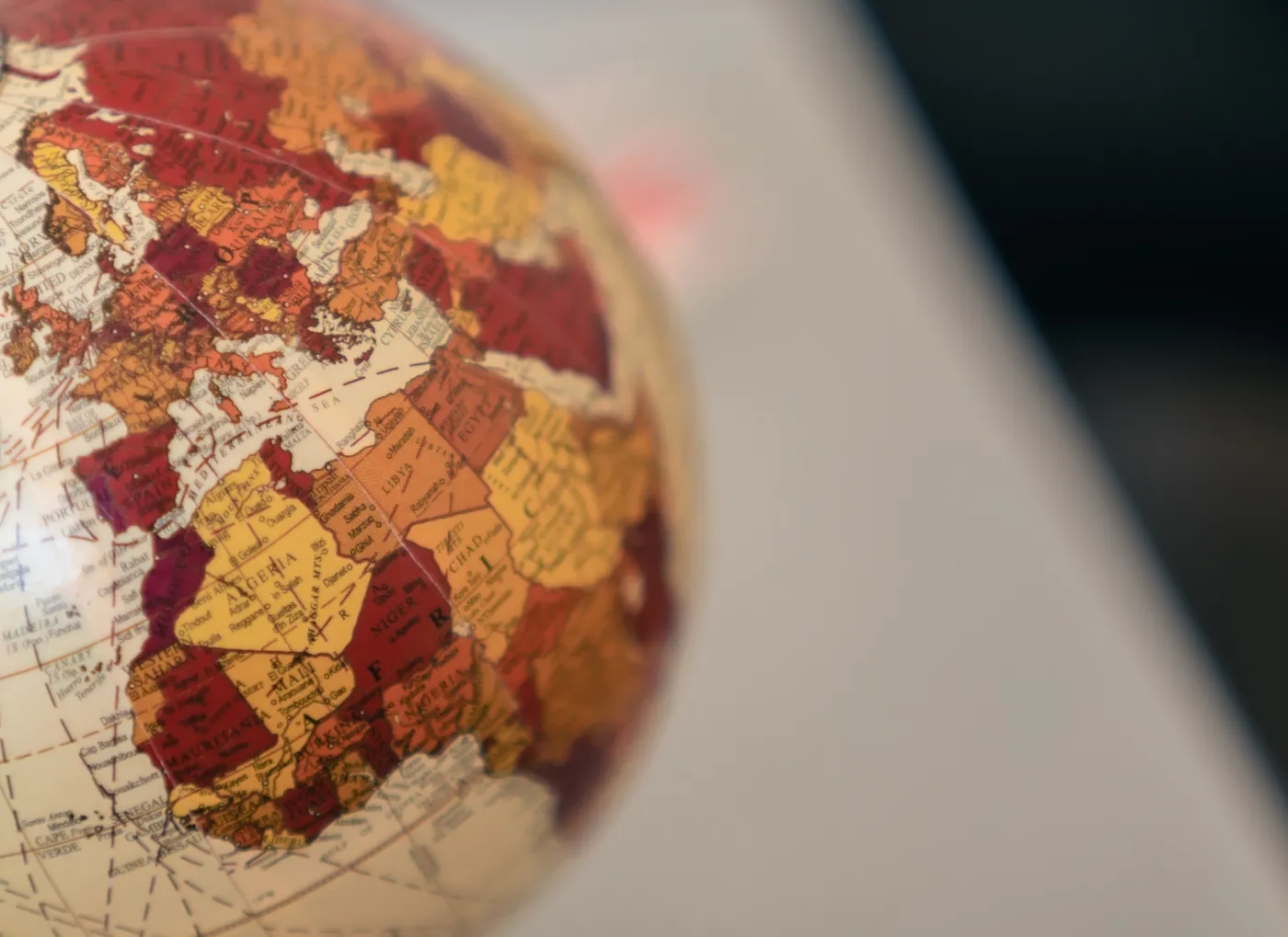 Close,Up,View,Of,The,Continent,Of,Africa,And,Europe