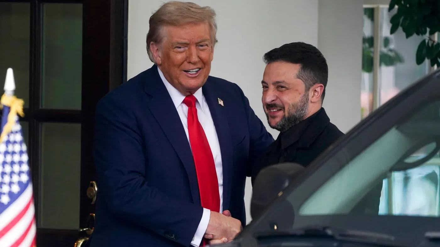 Donald Trump i Wołodymyr Zełenski