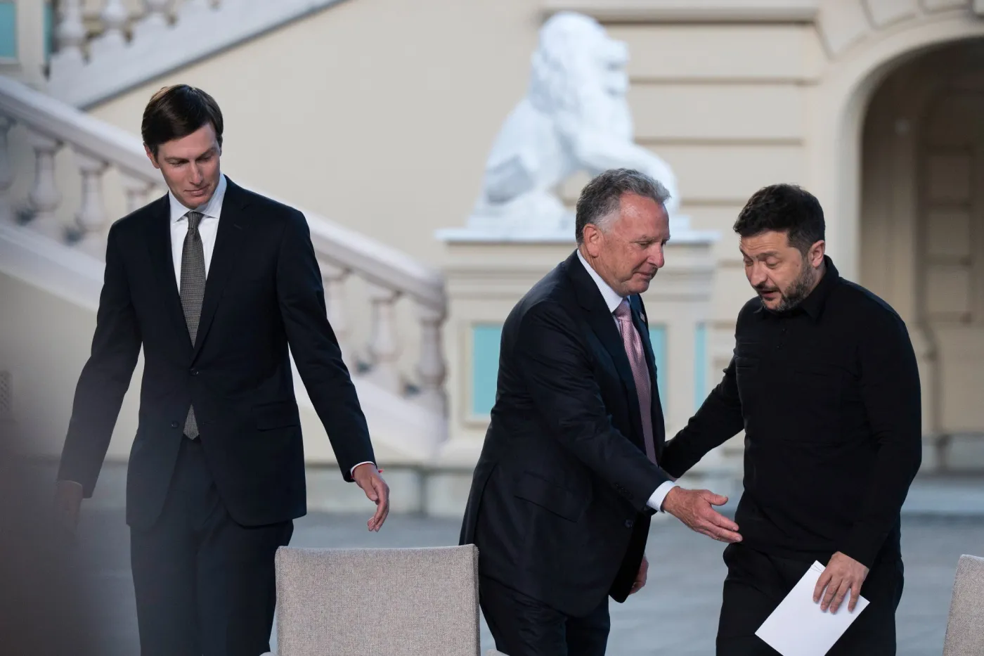 Wołodymyr Zełenski, Steve Witkoff, Jared Kushner