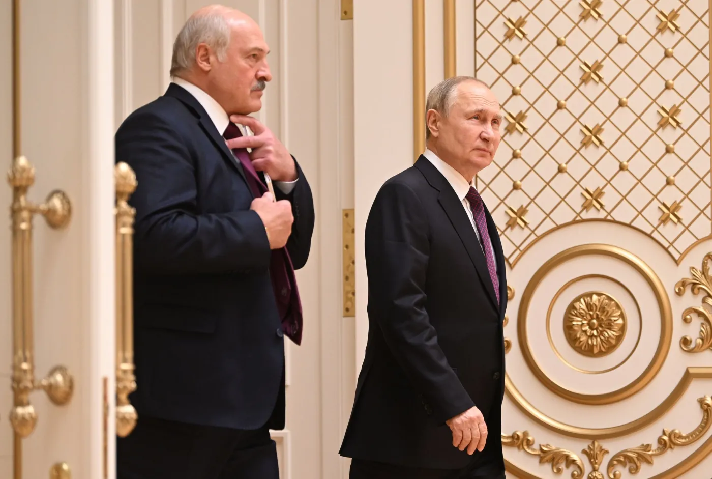 Władimir Putin i Alaksandr Łukaszenka