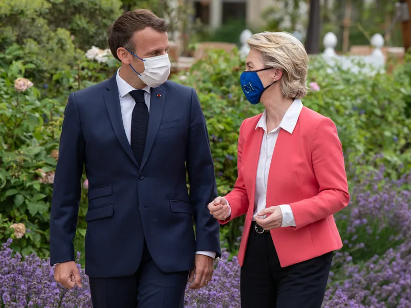 Rozmowa Macrona i von der Leyen dotyczyła min. francuskiego przewodnictwa w UE
