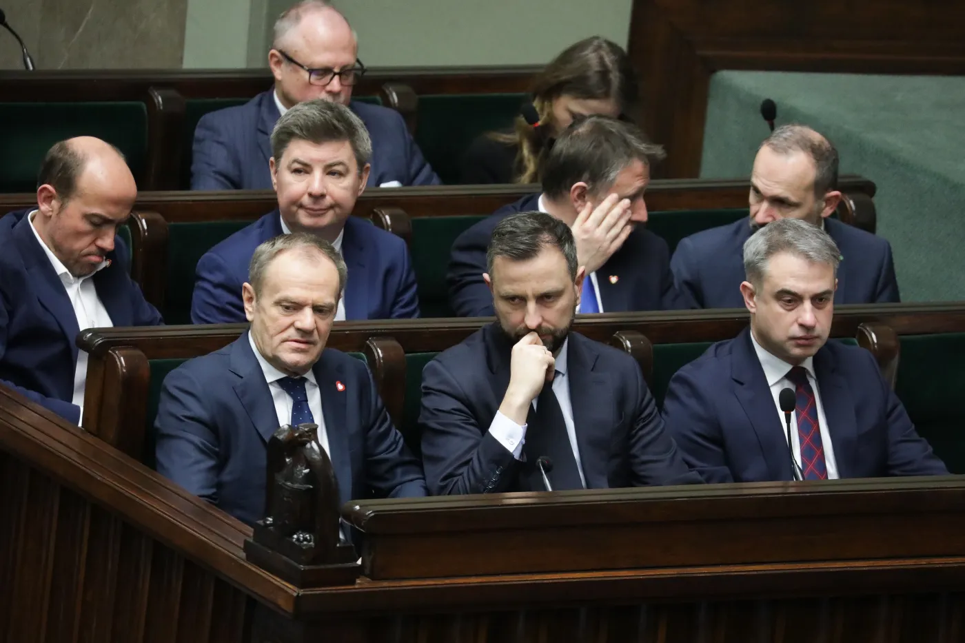 Donald Tusk, Władysław Kosiniak-Kamysz Krzysztof Gawkowski, Borys Budka, Jan Grabiec