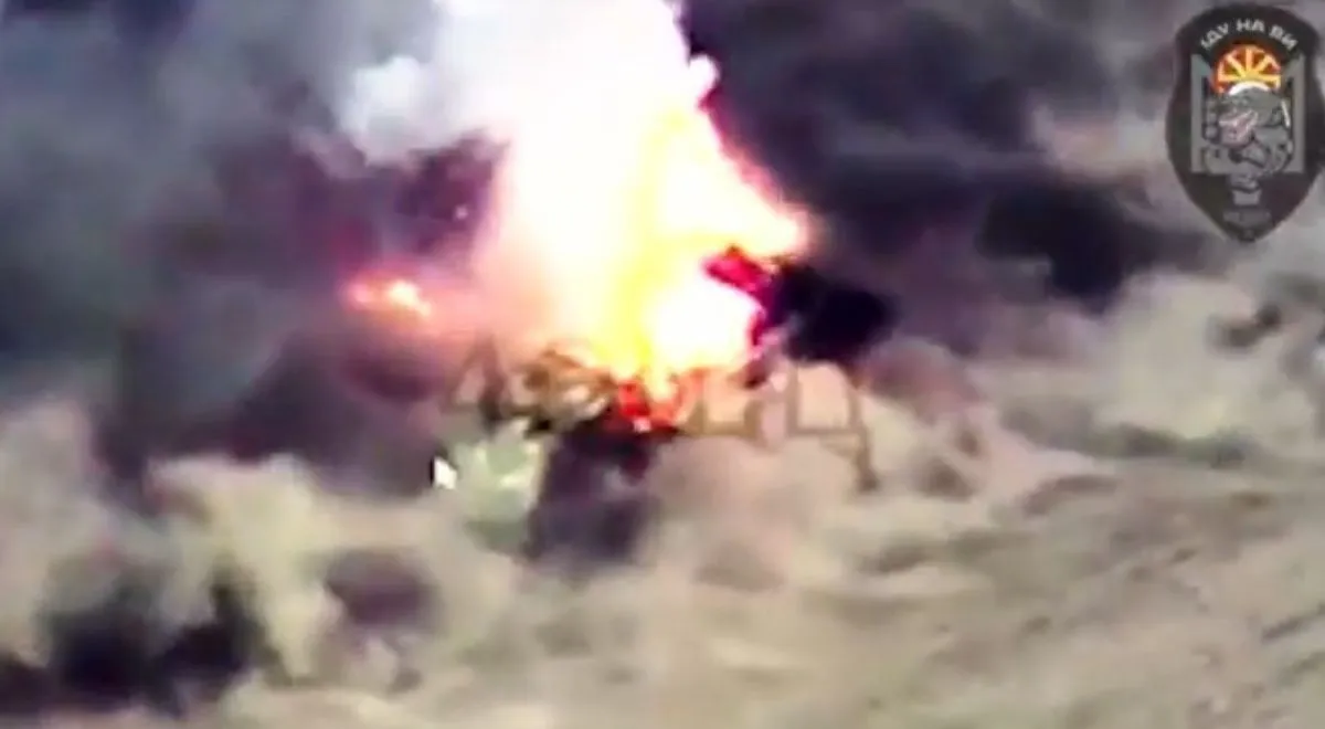 Cenny "rosyjski HIMARS" zniszczony z pomocą drona z Polski! Jest nagranie z obwodu kurskiego