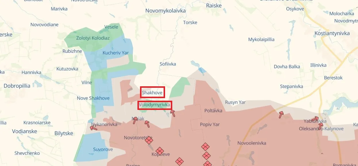 Sytuacja w tzw. wyłomie dobropolskim