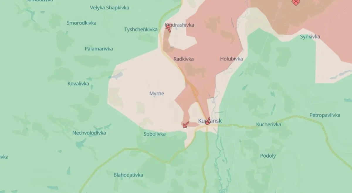 Sytuacja wokół Kupiańska