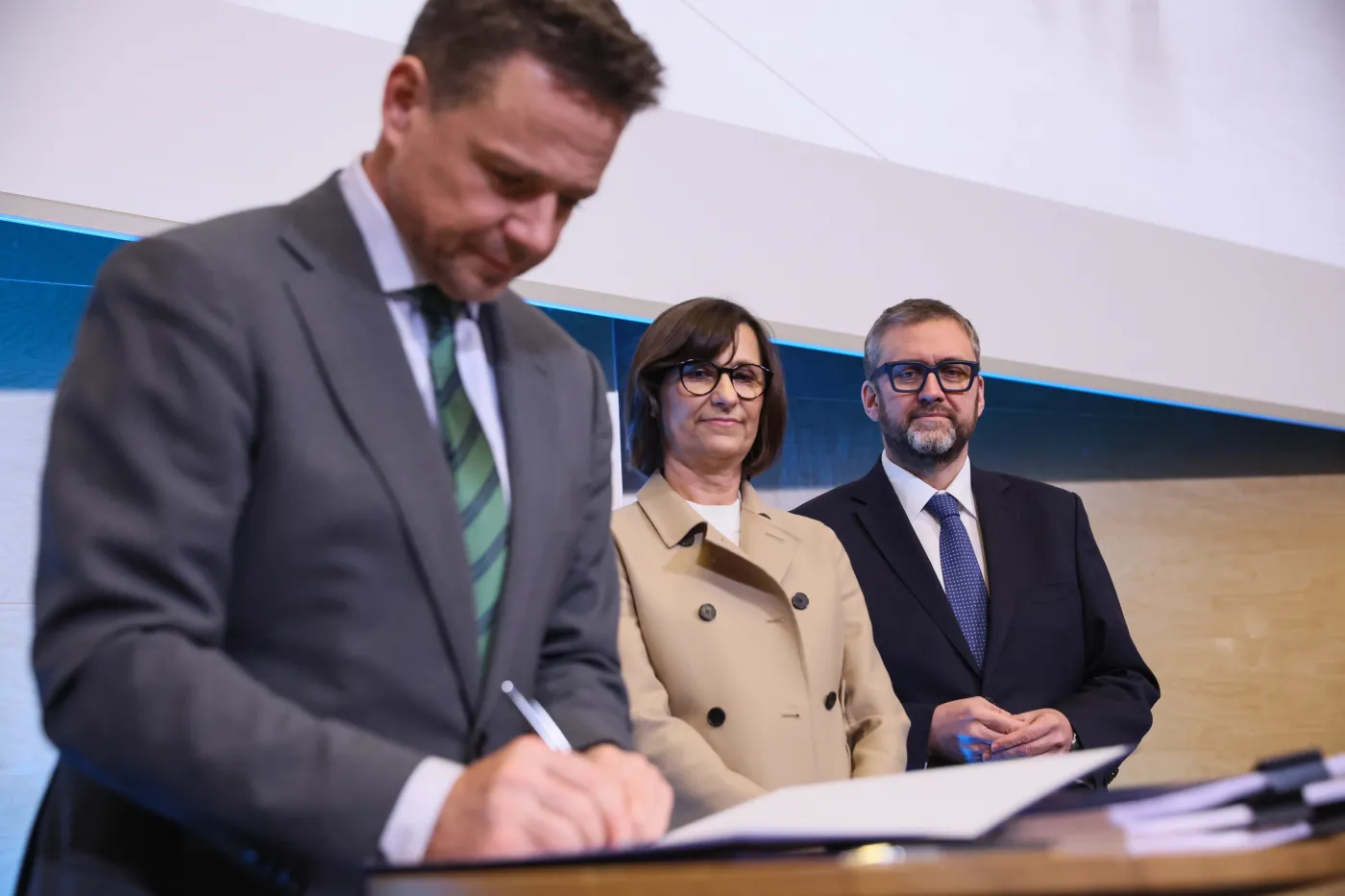 Rafał Trzaskowski, Jan Ołdakowski, Małgorzata Winiarek-Gajewska