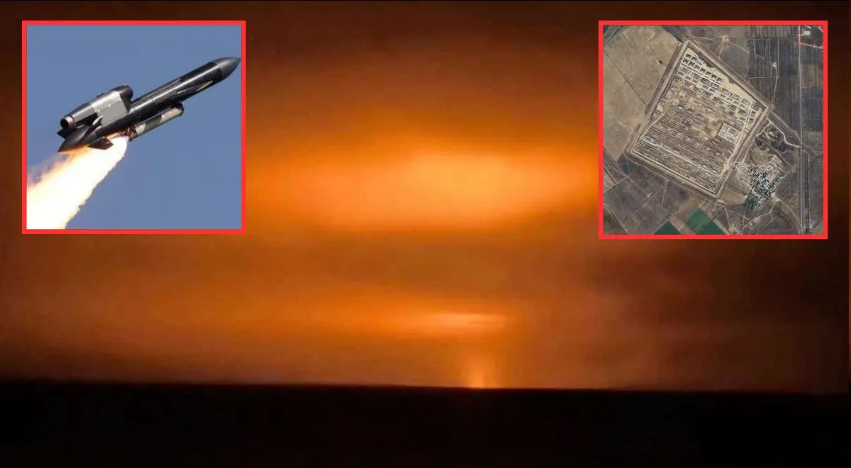 Flamingi runęły na rosyjski arsenał. Seria eksplozji rozświetliła niebo