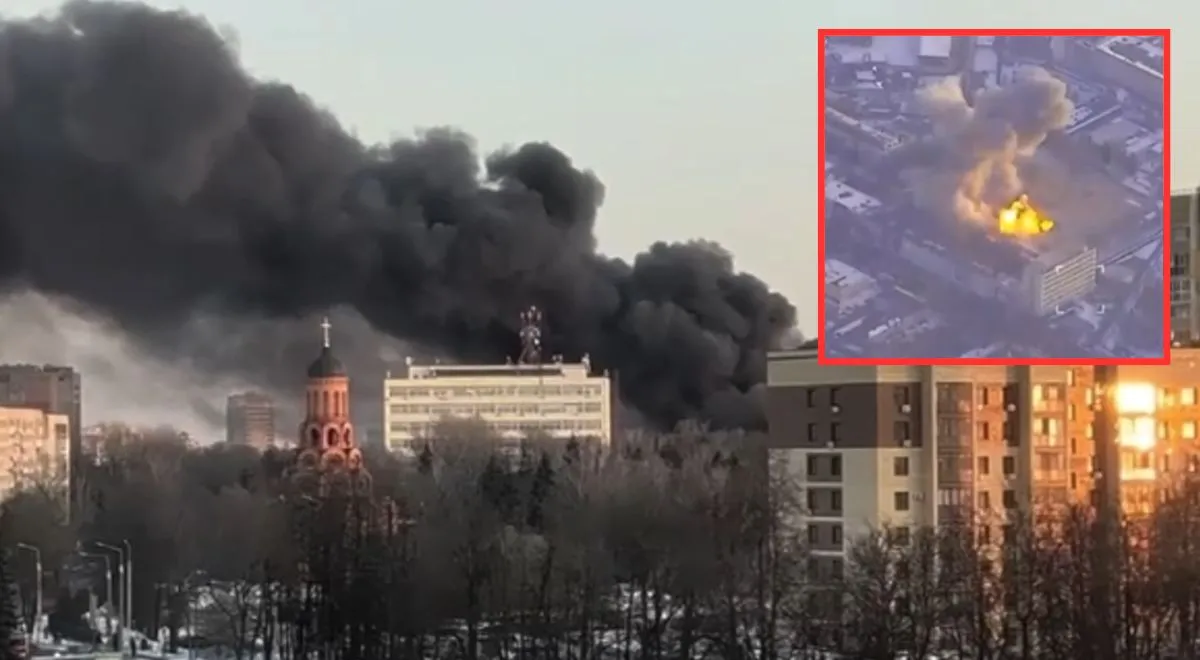 Siedem potężnych eksplozji. Pociski Storm Shadow paraliżują kluczową rosyjską fabrykę