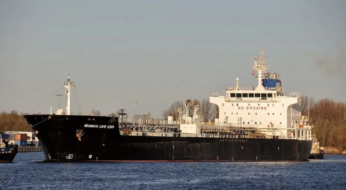 Rosja drony morskie wojna w Ukrainie tankowiec Marquise