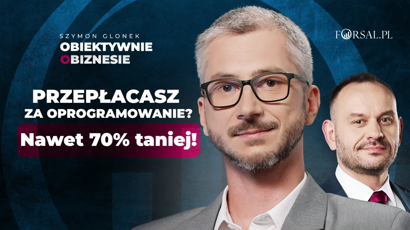 Firmy przepłacają za oprogramowanie? Są sposoby, by obniżyć koszty nawet o 70 proc. [Obiektywnie o Biznesie] Szymon Glonek