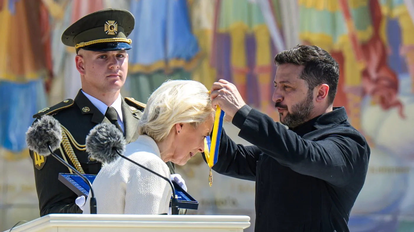 Ursula Von der Leyen, Wołodymyr Zełenski