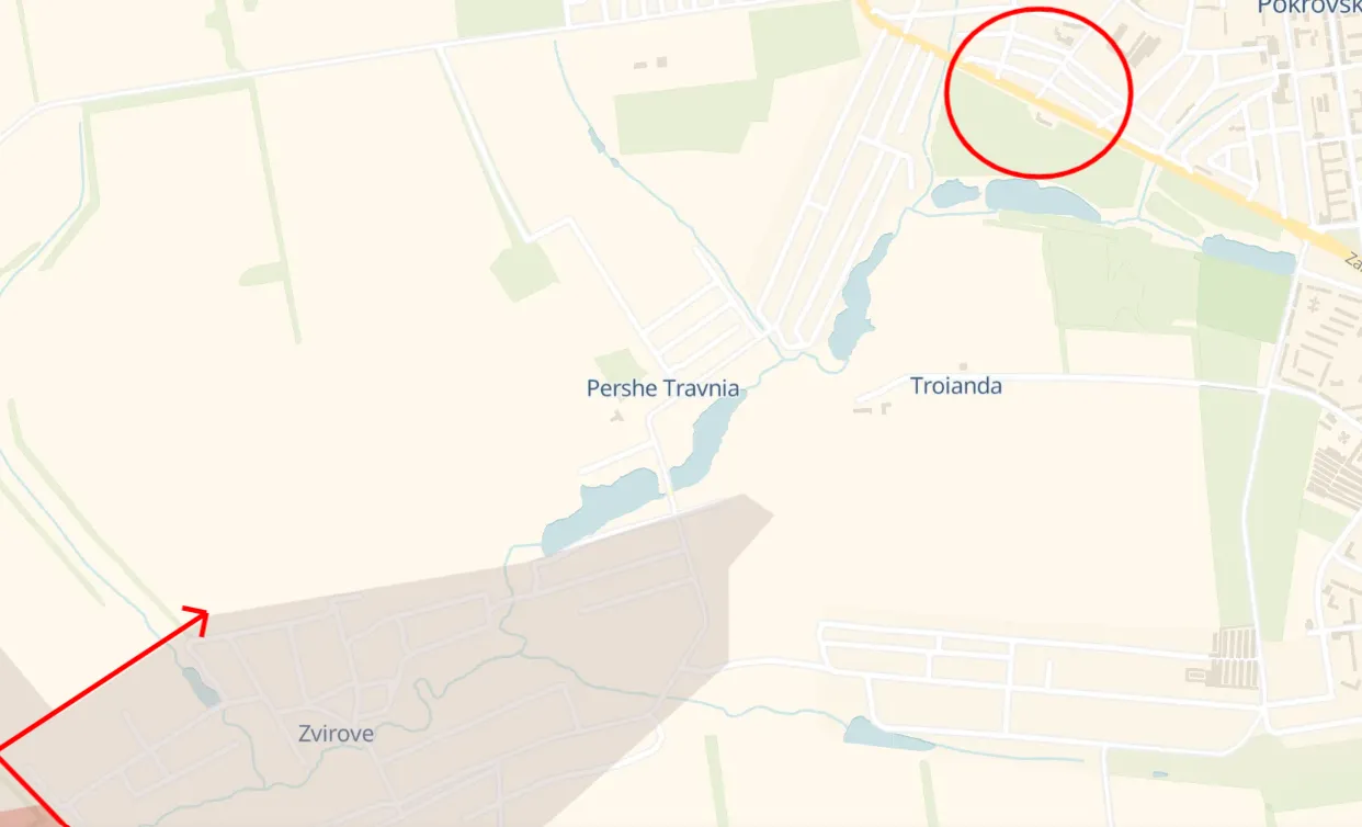 Pokrowsk - miejsce gdzie przeprowadzono atak