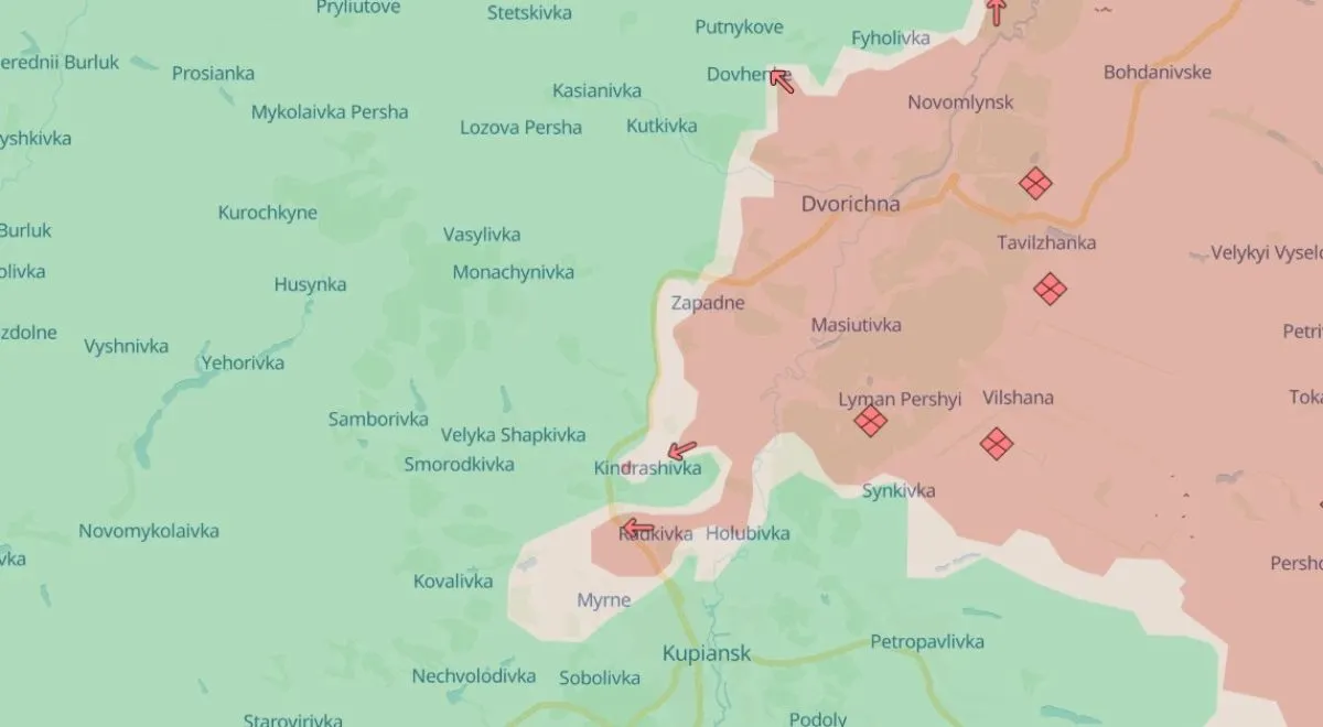 Sytuacja wokół Kupiańska 27.07.2025